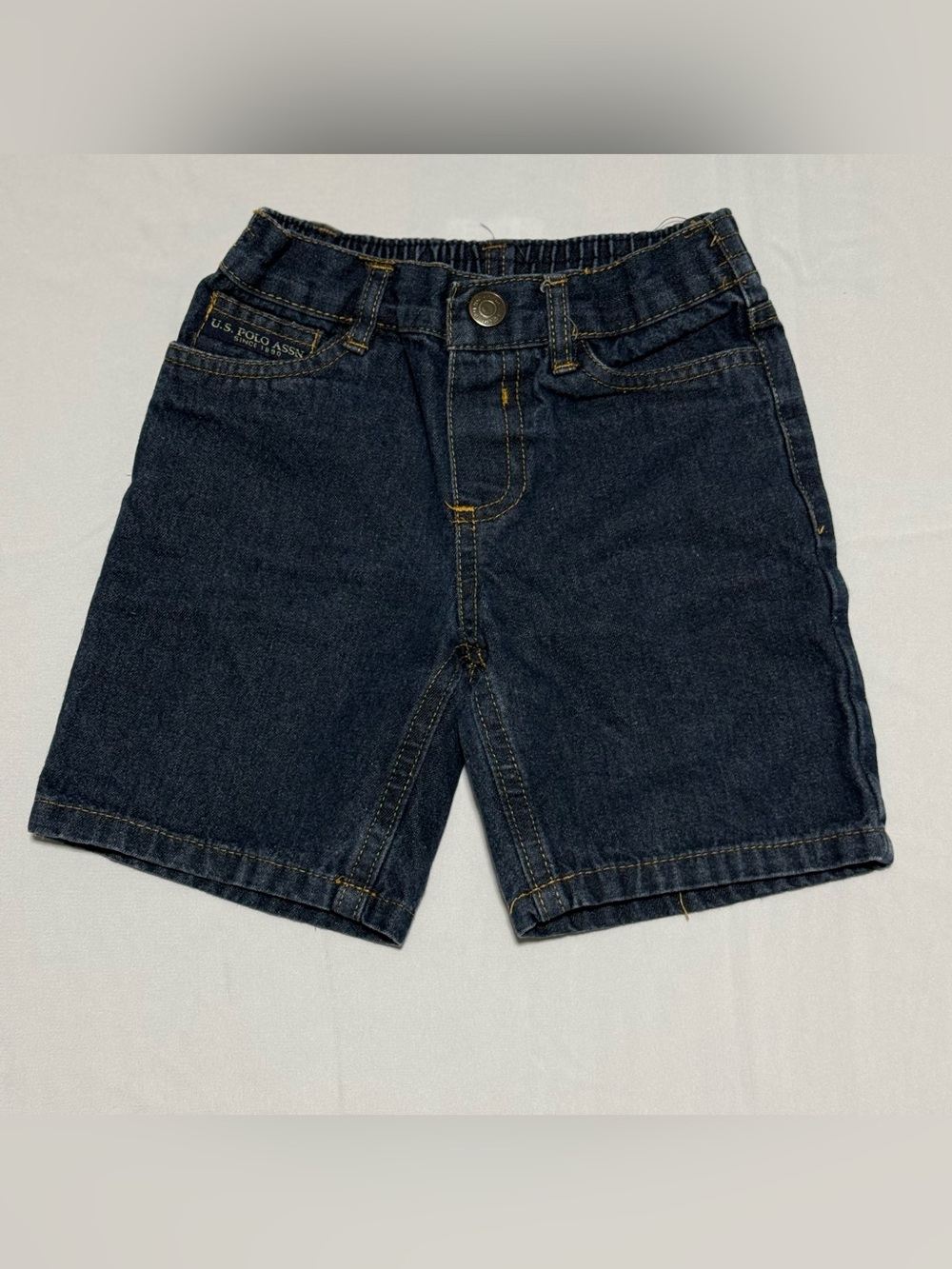 ✨ 3 for $15 U.S. Polo Assn. Boys Denim Shorts - Size 2T - Dark Wash